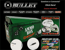 Tablet Screenshot of bulletgolf.com
